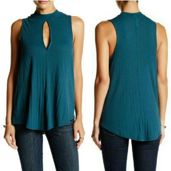 We the Free People Faye Tank Top Keyhole Cleavage - Picture 1 of 10